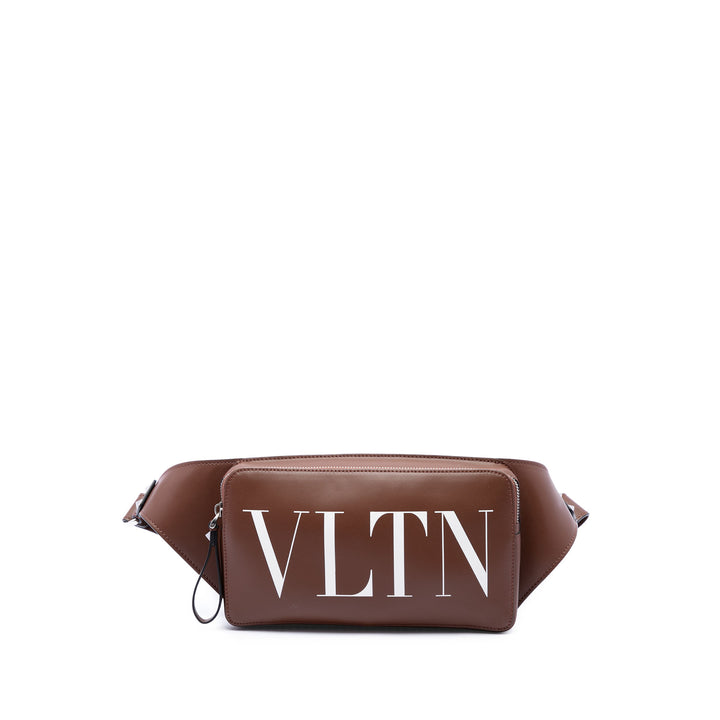 Valentino Ceinture Rockstud VLTN Marron – vue principale – GABY PARIS