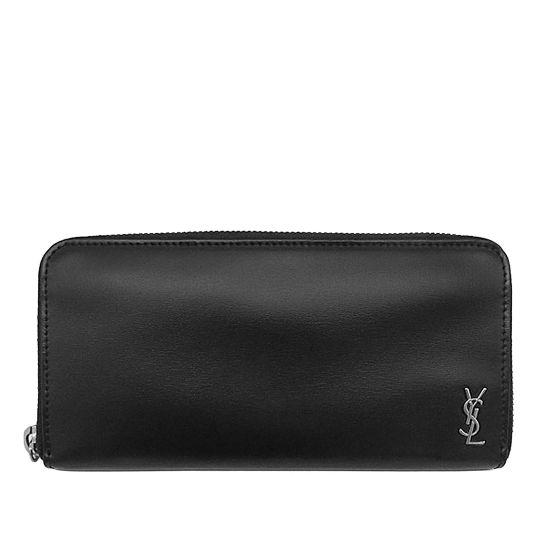 Saint Laurent Cuir Tiny Cassandre Portefeuille long zippé