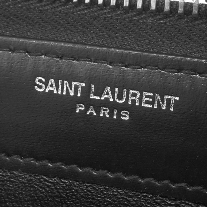 Saint Laurent Cuir Tiny Cassandre Portefeuille long zippé