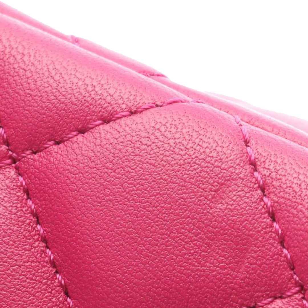 Chanel Matelassé Rectangle à rabat Mini Cuir d'agneau