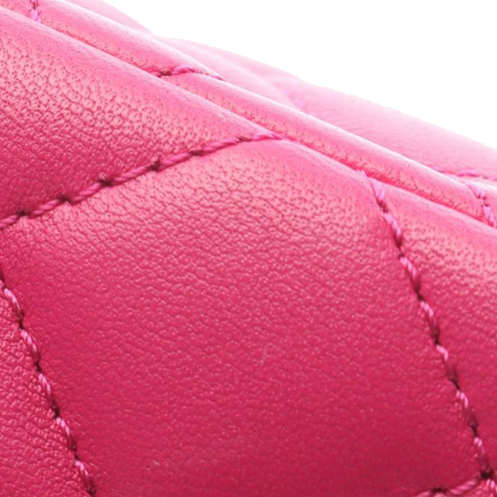 Chanel Matelassé Rectangle à rabat Mini Cuir d'agneau