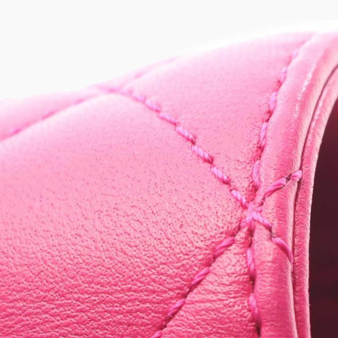 Chanel Matelassé Rectangle à rabat Mini Cuir d'agneau