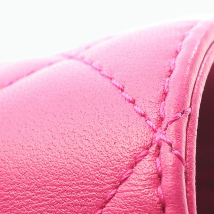 Chanel Matelassé Rectangle à rabat Mini Cuir d'agneau