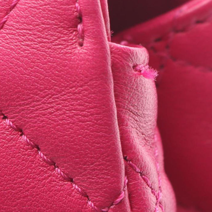 Chanel Matelassé Rectangle à rabat Mini Cuir d'agneau