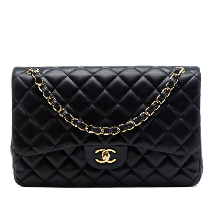 Chanel Jumbo Classic Cuir d’agneau Double rabat