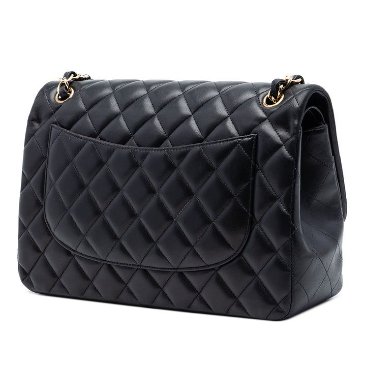 Chanel Jumbo Classic Cuir d’agneau Double rabat
