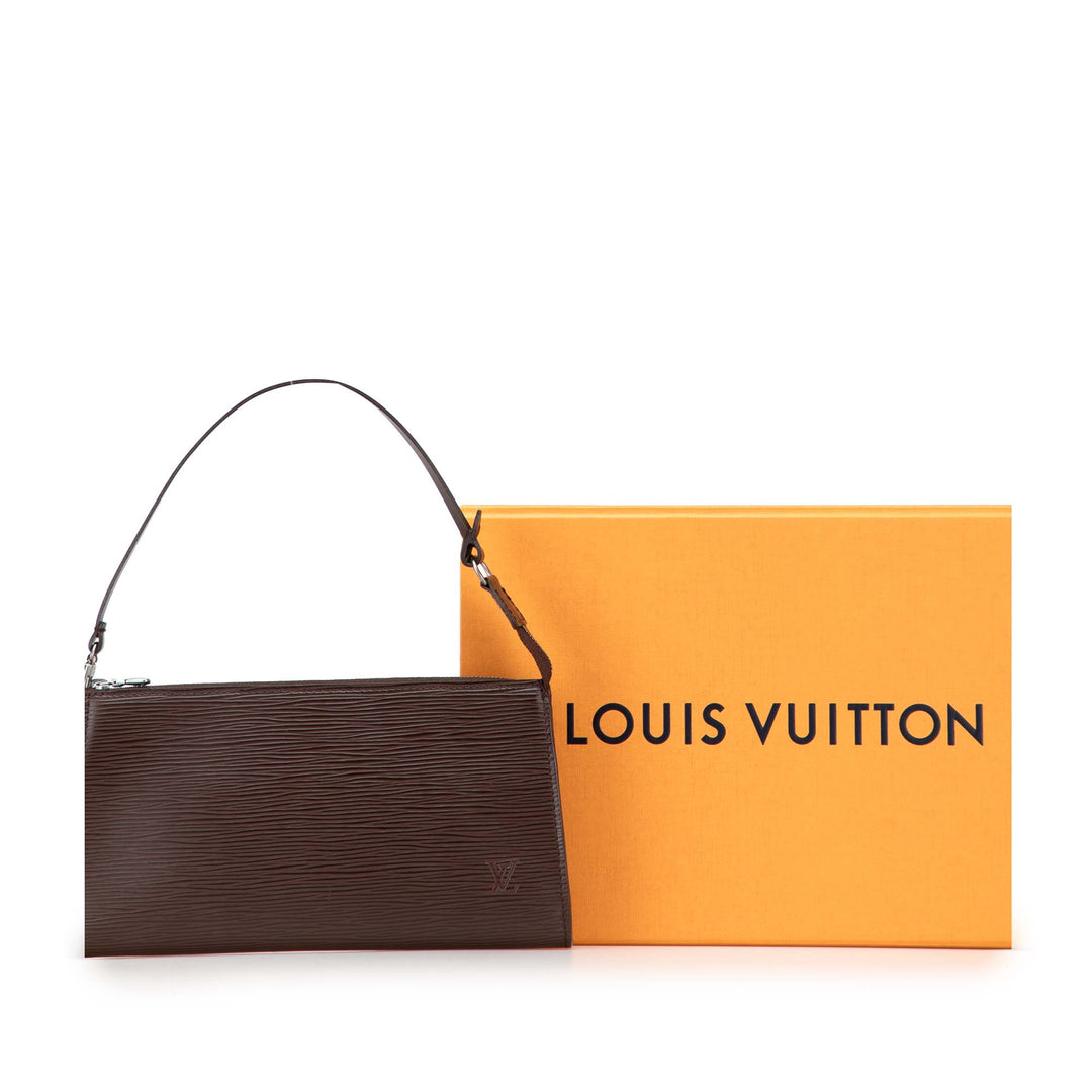 Louis Vuitton Epi Pochette Accessoires Marron – GABY PARIS Authentique