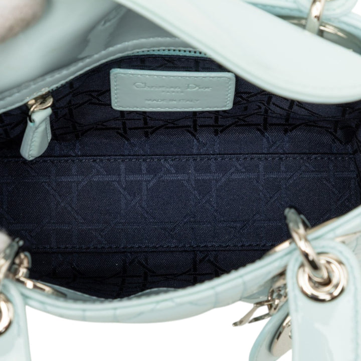 Lady Dior Cannage Mini Bleu