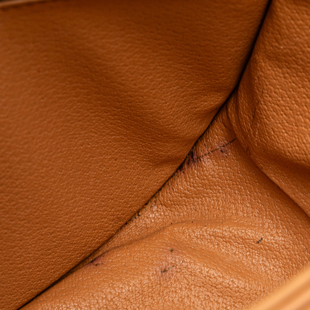 Macadam Coated Canvas Crossbody Brown - Gaby Paris