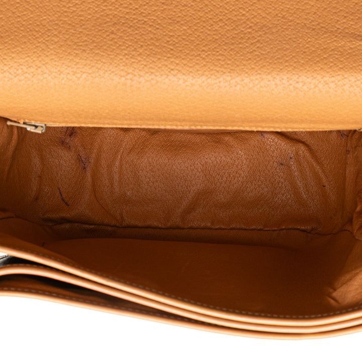 Macadam Coated Canvas Crossbody Brown - Gaby Paris