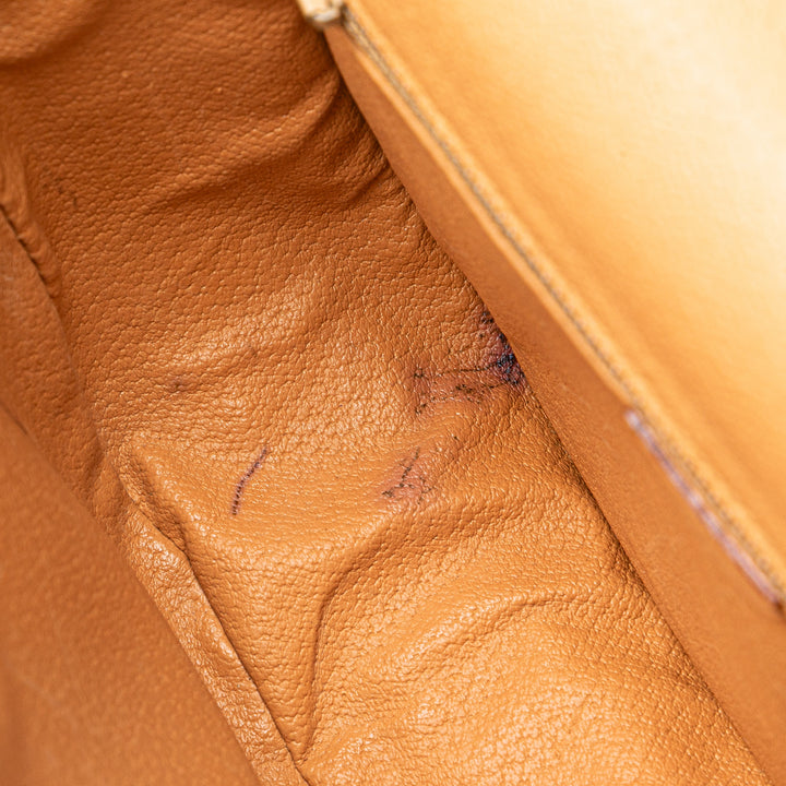 Macadam Coated Canvas Crossbody Brown - Gaby Paris
