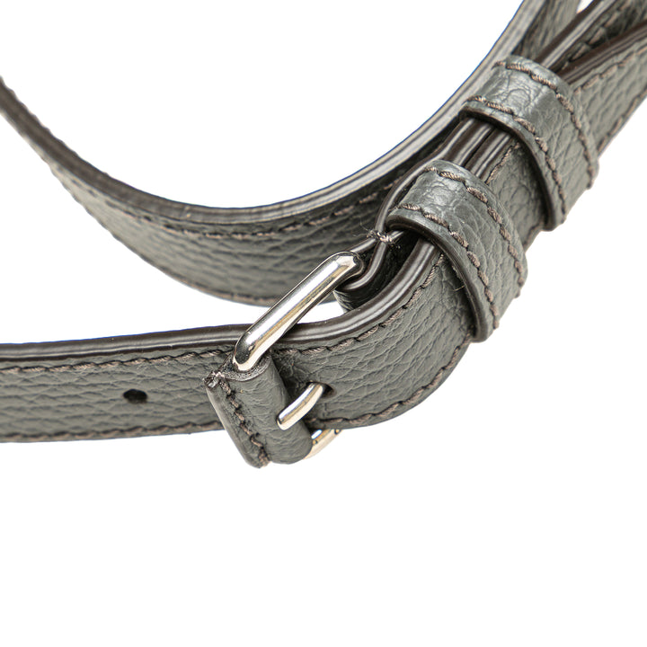 GG Nylon Ripstop Belt Bag Gray - Gaby Paris