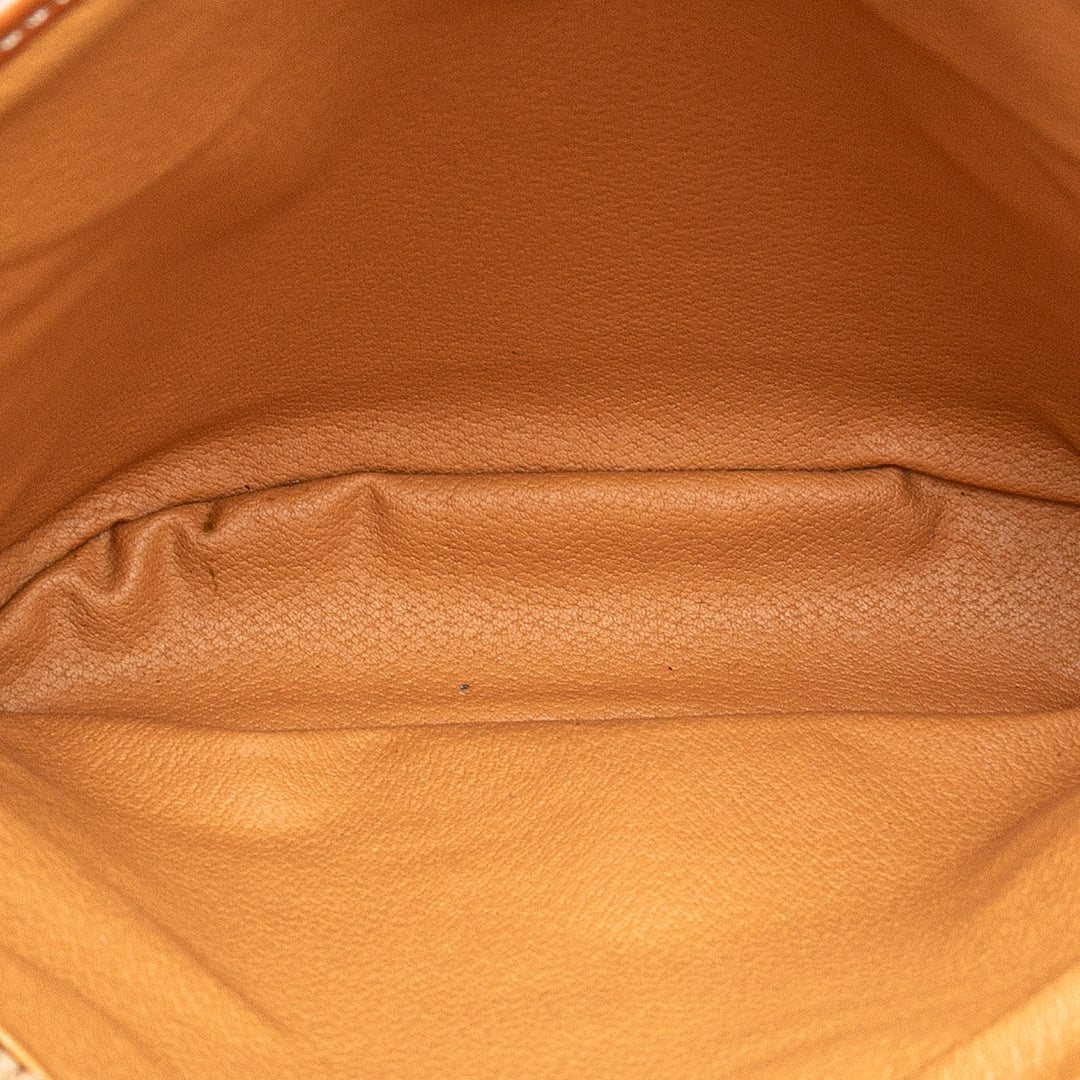 Macadam Coated Canvas Tote Brown - Gaby Paris