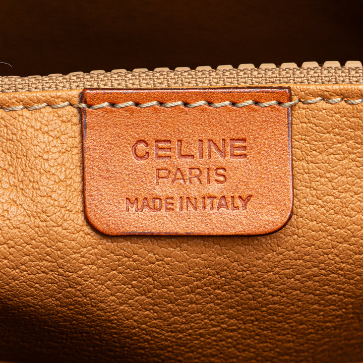 Macadam Coated Canvas Tote Brown - Gaby Paris