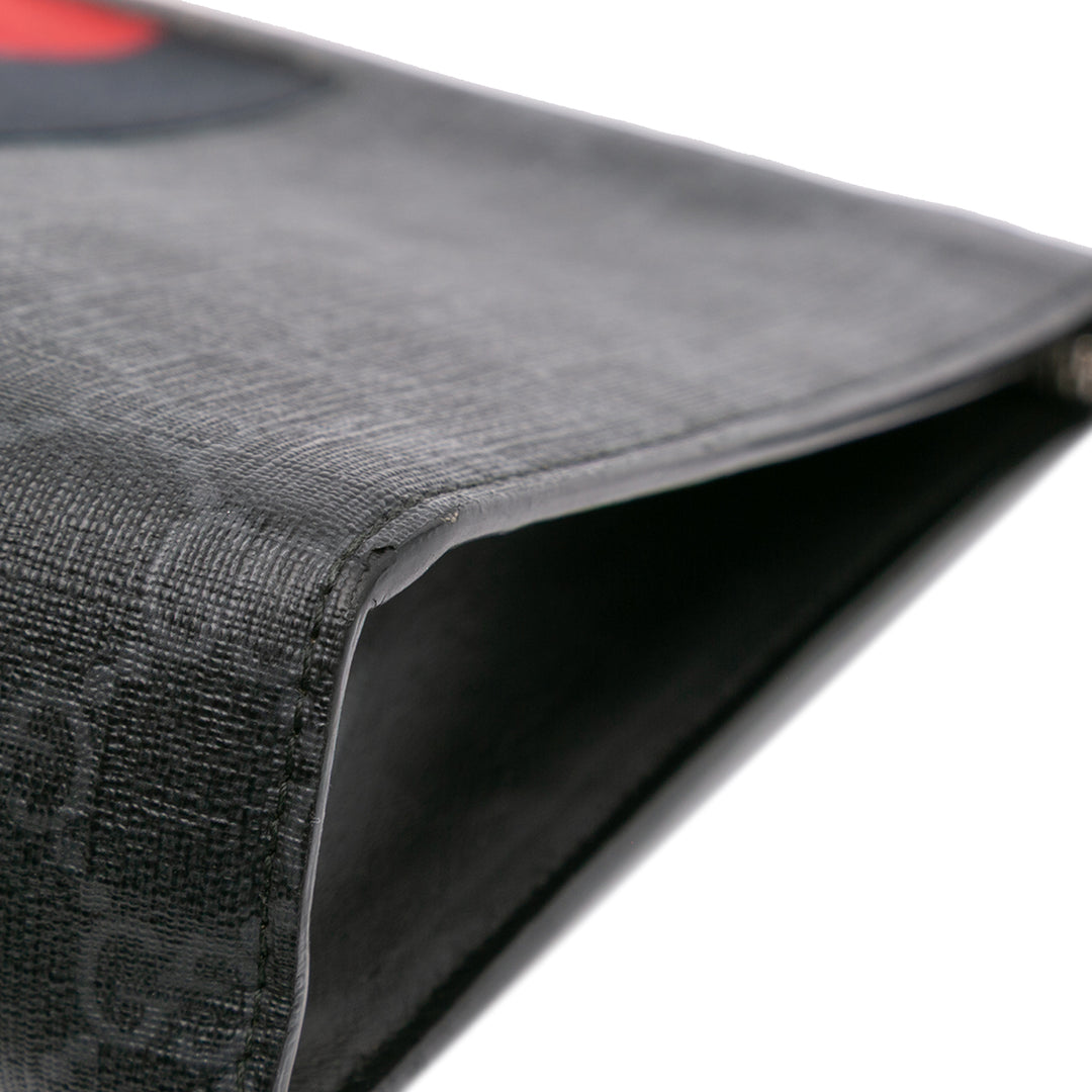 GG Supreme Web Clutch Black - Gaby Paris