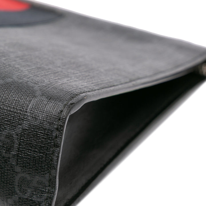 GG Supreme Web Clutch Black - Gaby Paris