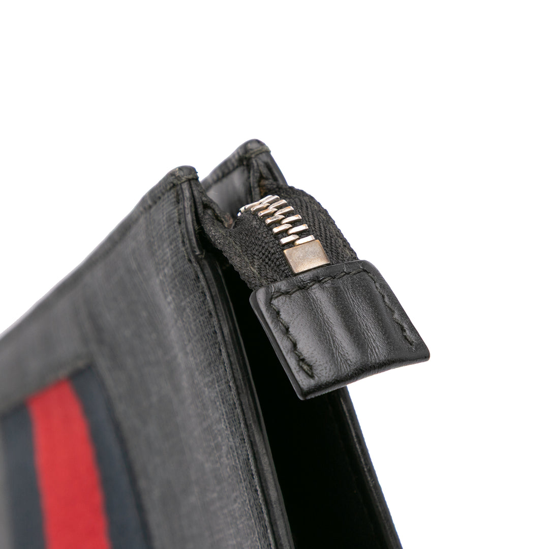 GG Supreme Web Clutch Black - Gaby Paris