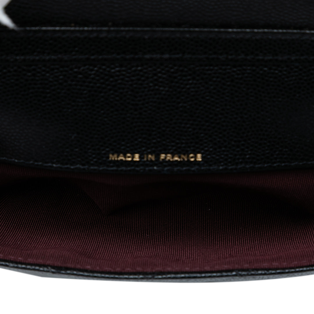 Chanel Caviar Sunglasses Étui on Chain Noir