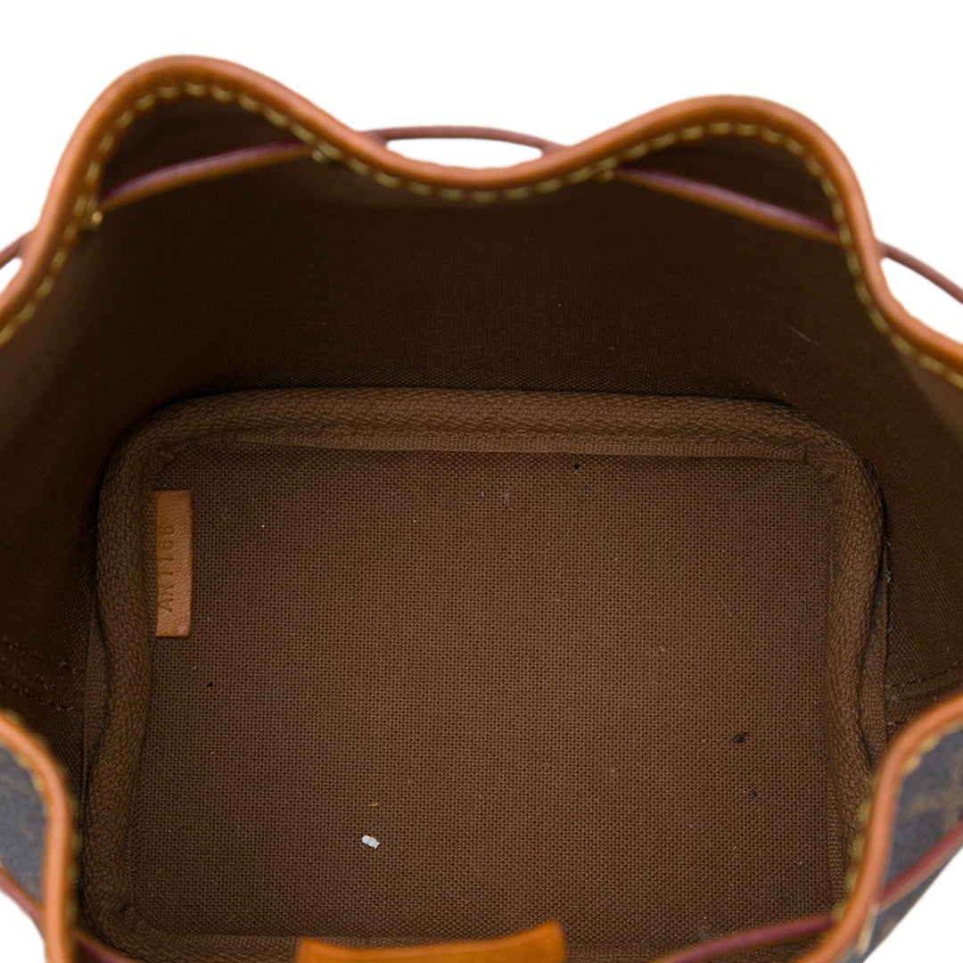 Louis Vuitton Sac seau Noe Monogram Nano Marron – vue 4 – GABY PARIS