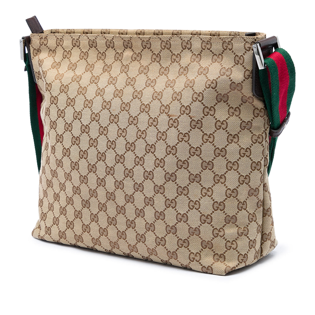 Gucci GG Web Sac Beige – vue 2 – GABY PARIS