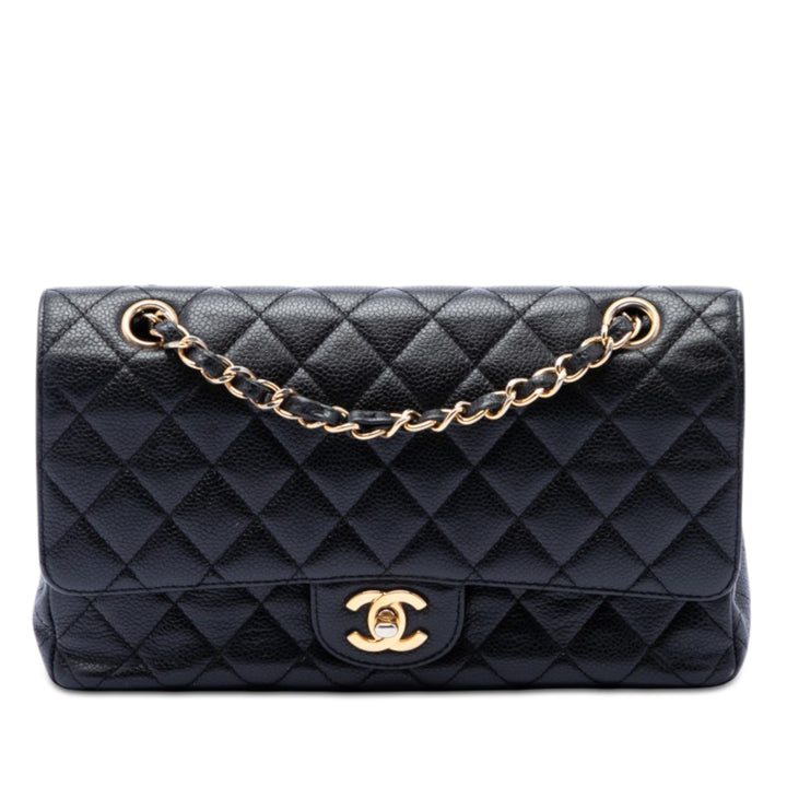 Chanel Medium Classic Caviar Double rabat