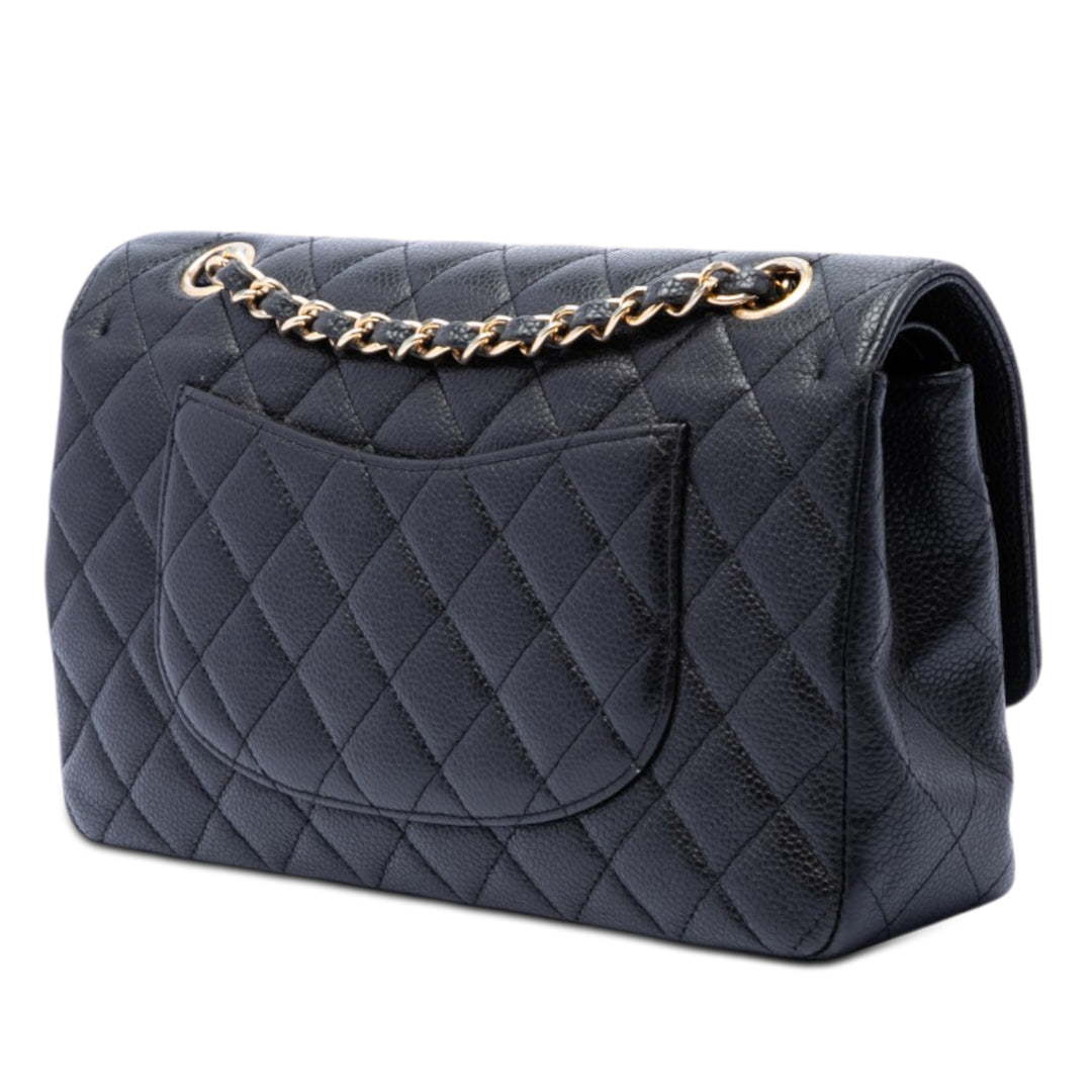 Chanel Medium Classic Caviar Double rabat