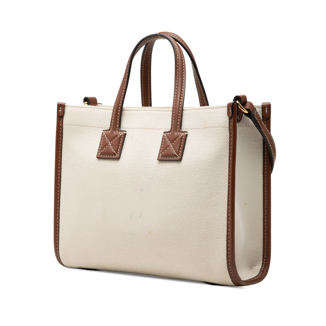 Burberry Freya Cabas Mini Toile