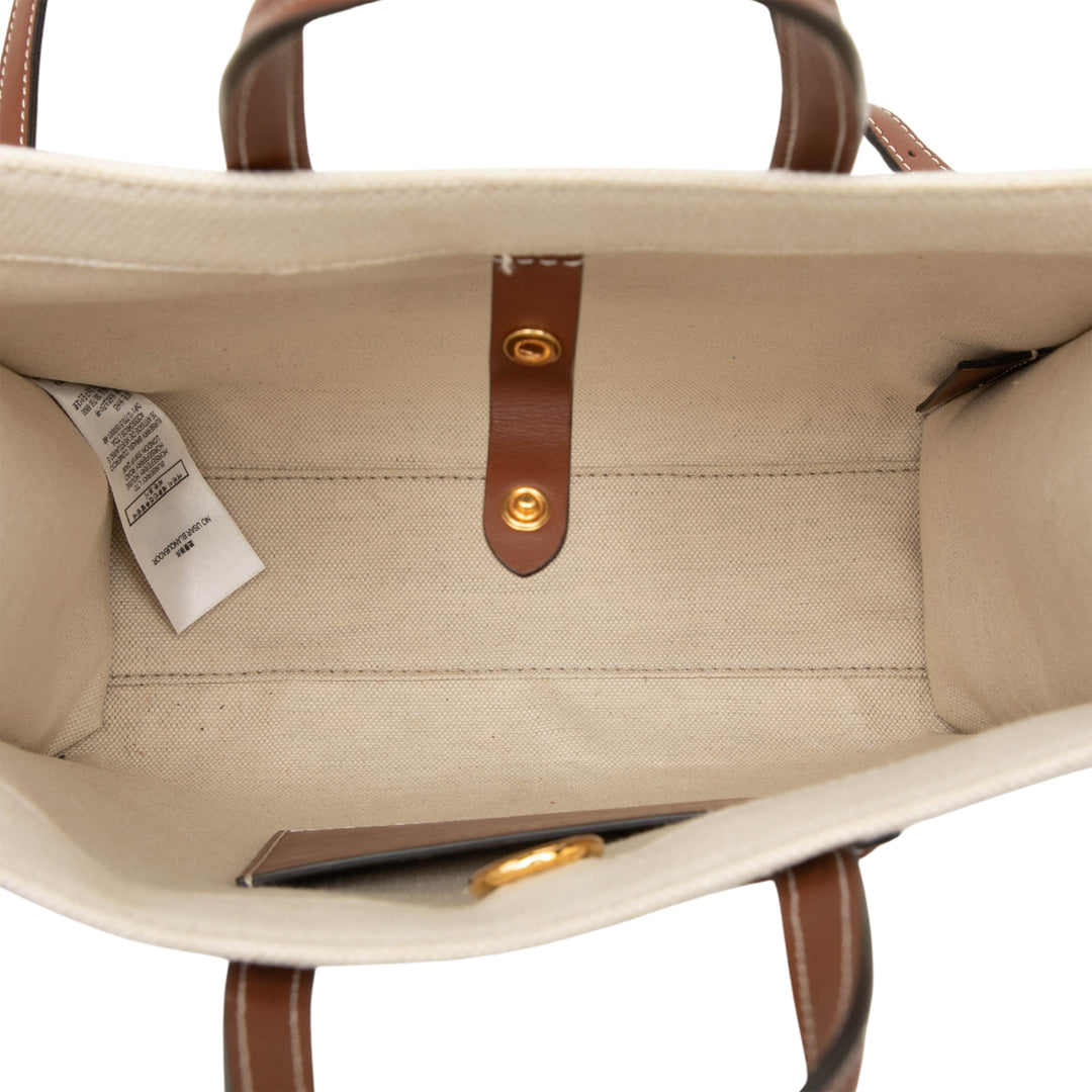 Burberry Freya Cabas Mini Toile