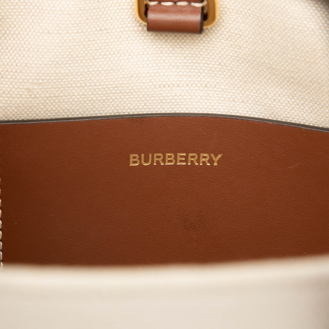 Burberry Freya Cabas Mini Toile