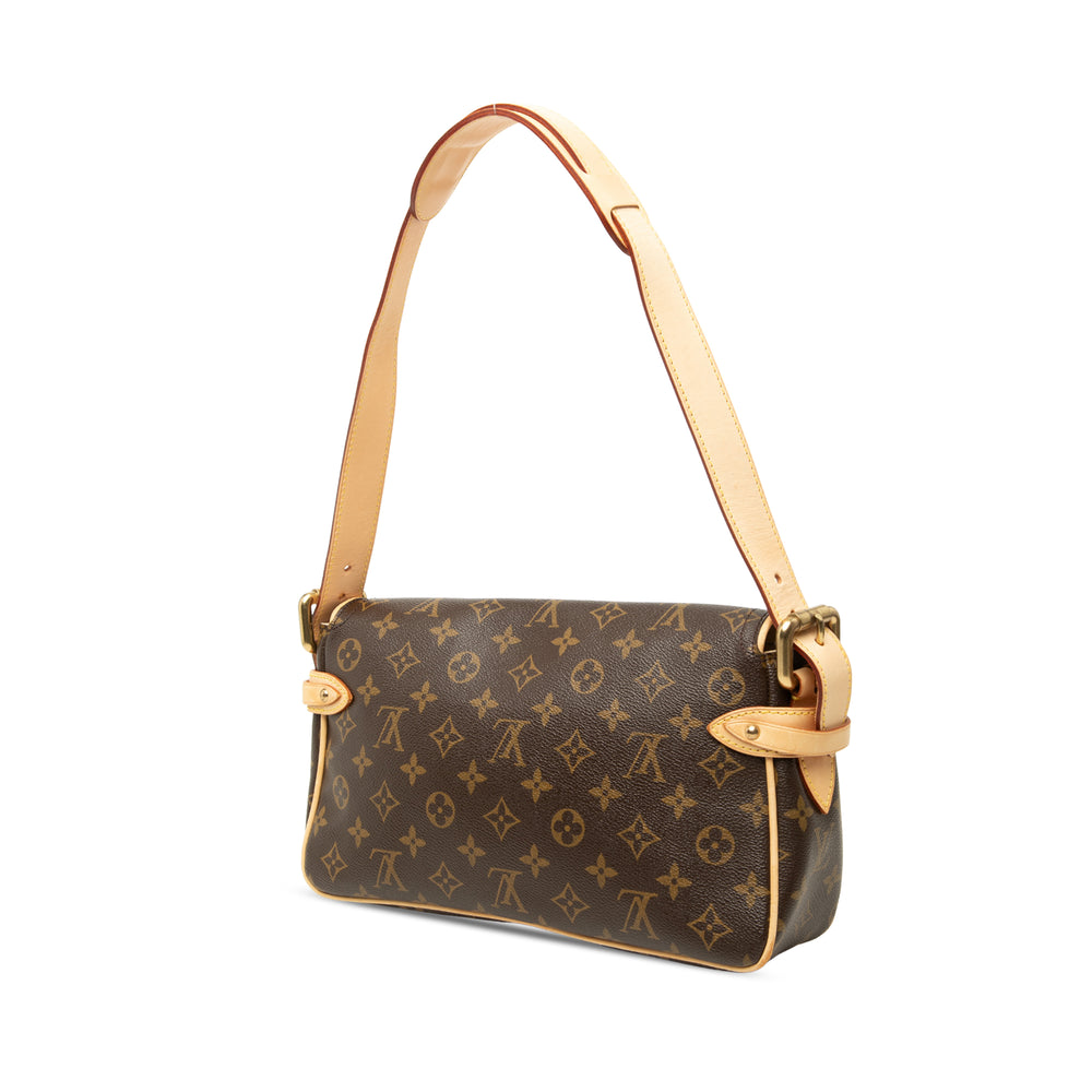 Louis Vuitton Sac porté épaule Hudson Monogram PM Marron – vue 2 – GABY PARIS