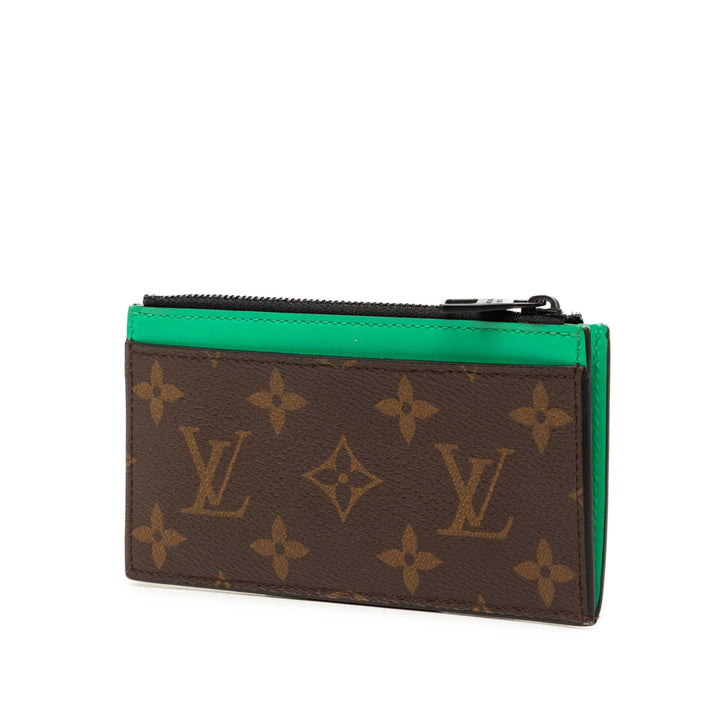 Louis Vuitton Monogram Macassar Coin Card Holder