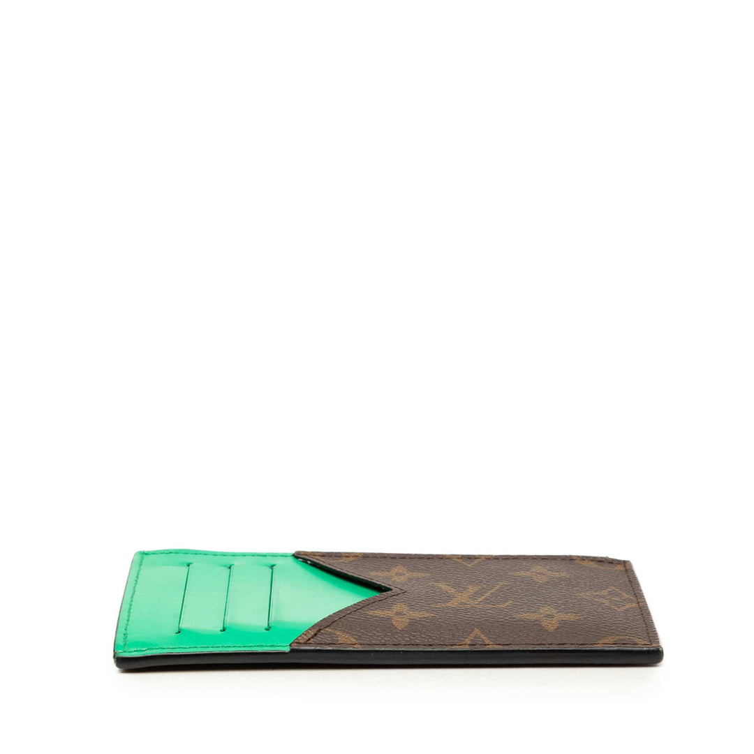 Louis Vuitton Monogram Macassar Coin Card Holder