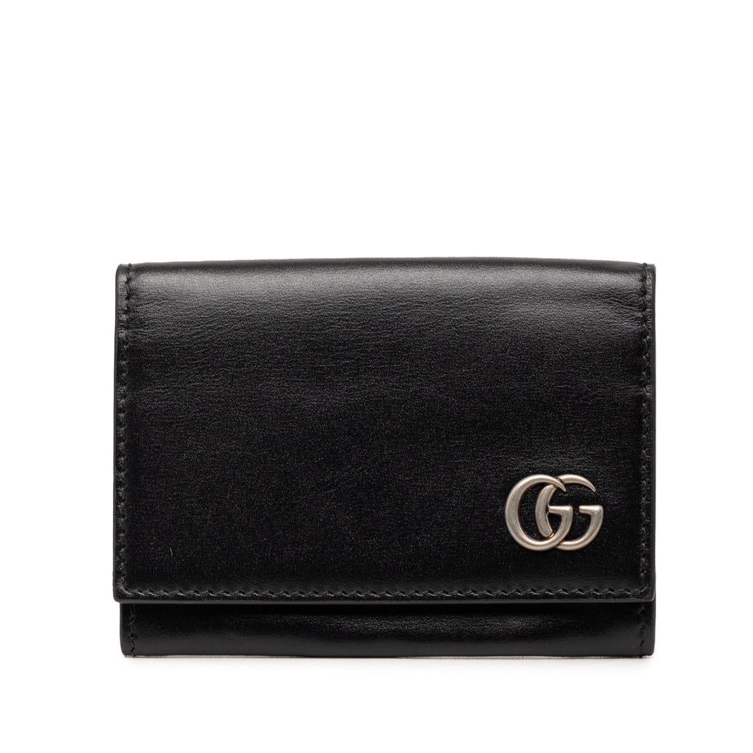 Gucci GG Marmont Cuir de veau Card Étui