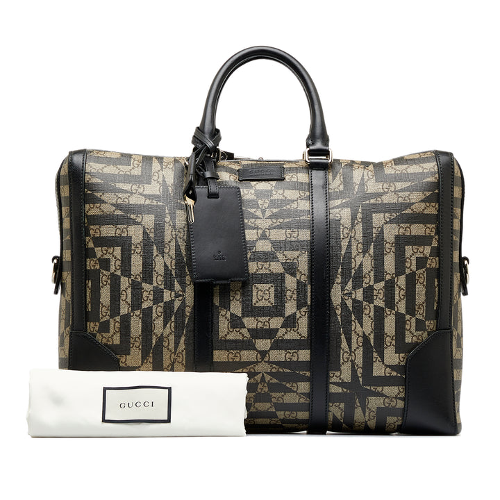 GG Supreme Caleido Eden Briefcase Brown - Gaby Paris