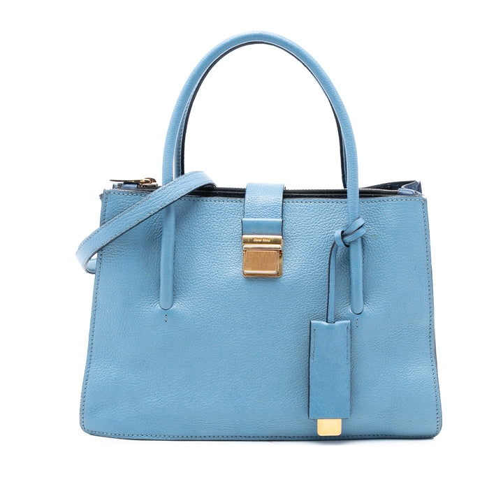 Miu Miu Cuir de chèvre Madras Sac
