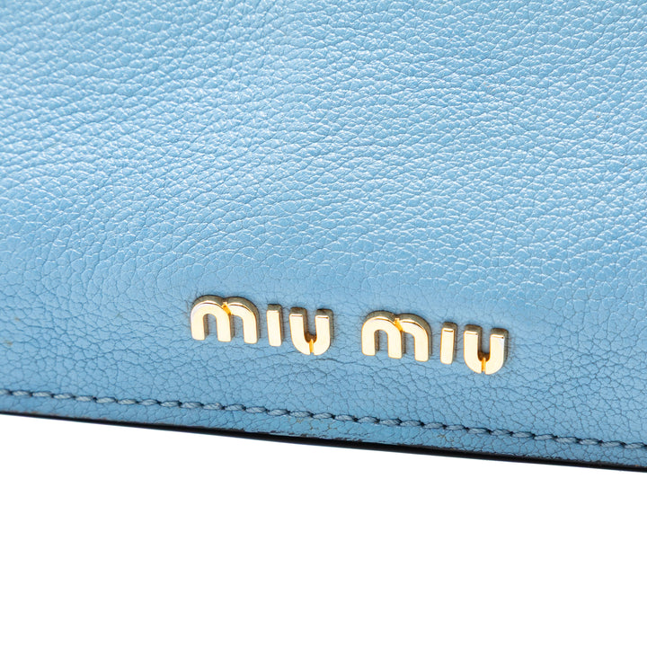 Miu Miu Cuir de chèvre Madras Sac