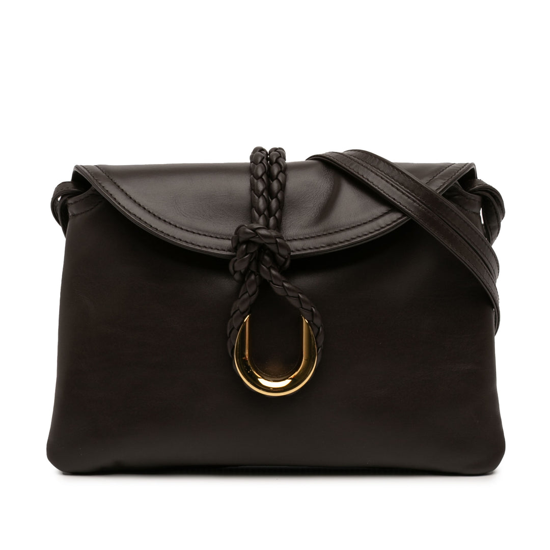 Bottega Veneta Baby Cuir de veau Liberta Sac porté croisé