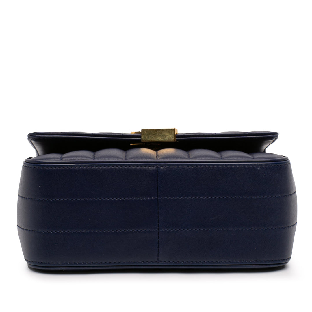 Saint Laurent Medium Cuir d’agneau Monogram Vicky Sac à chaîne