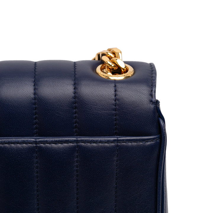 Saint Laurent Medium Cuir d’agneau Monogram Vicky Sac à chaîne