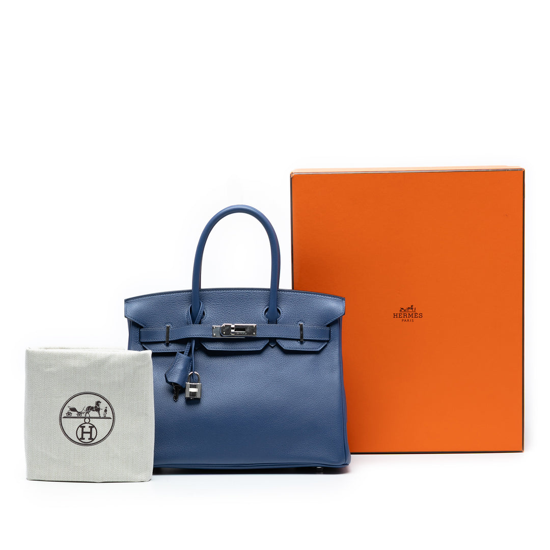 Hermès Togo Birkin Retourne 30 Bleu – GABY PARIS Authentique
