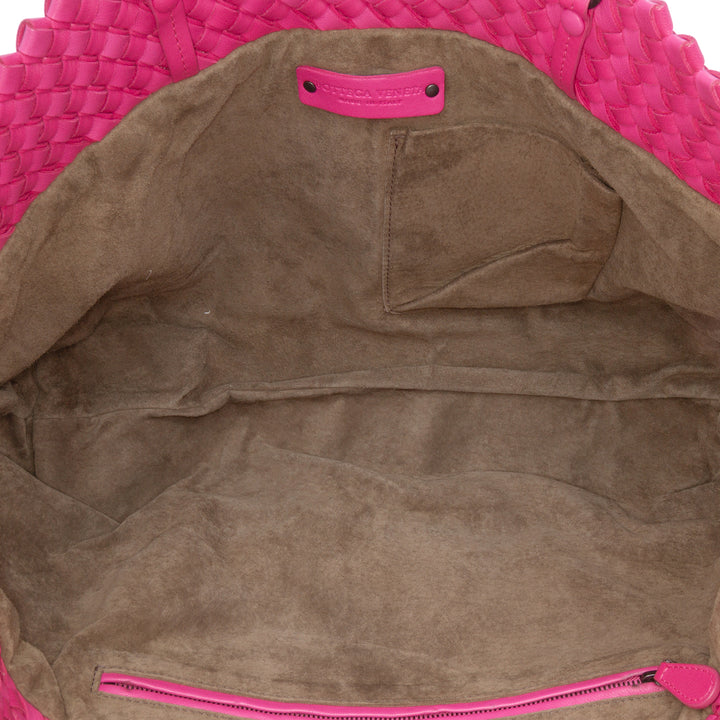 Bottega Veneta Intrecciato à finitions Bicolor Nappa Cabas