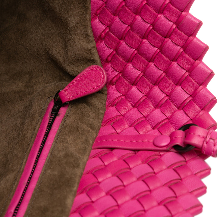 Bottega Veneta Intrecciato à finitions Bicolor Nappa Cabas