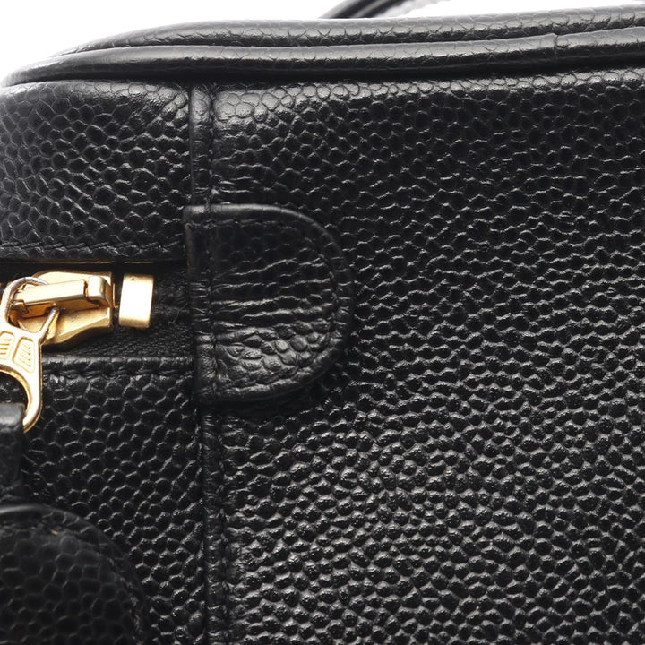 CC Caviar Vanity Case Black - Gaby Paris