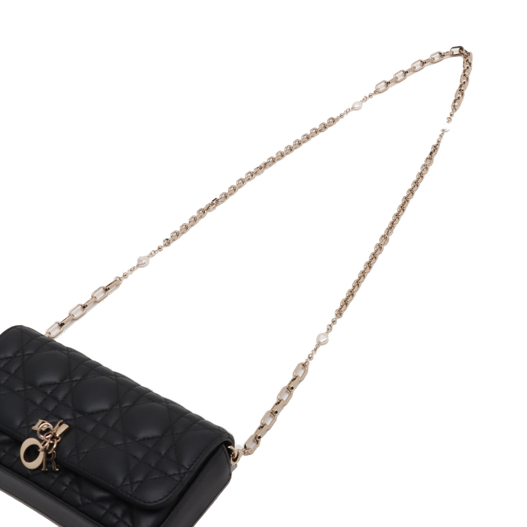 Dior Cuir d’agneau Cannage My Dior Talk Phone Pochette