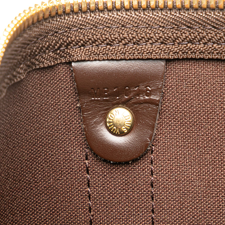 Louis Vuitton Damier Ebene Keepall Bandouliere 55 Marron – GABY PARIS Authentique