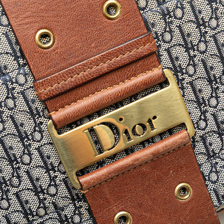 Diorissimo Trotter Canvas Street Chic Crossbody Blue - Gaby Paris