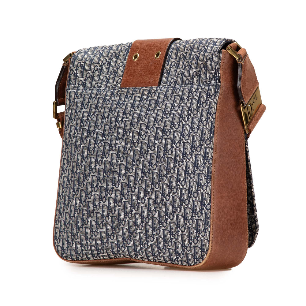 Diorissimo Trotter Canvas Street Chic Crossbody Blue - Gaby Paris