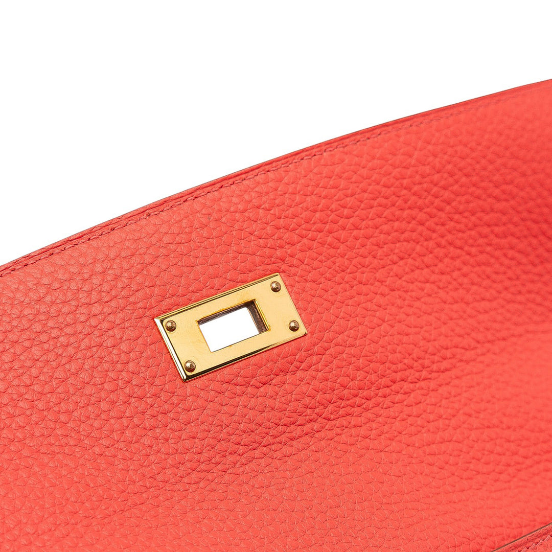 Hermès Togo Kelly II Retourne 32 Rouge