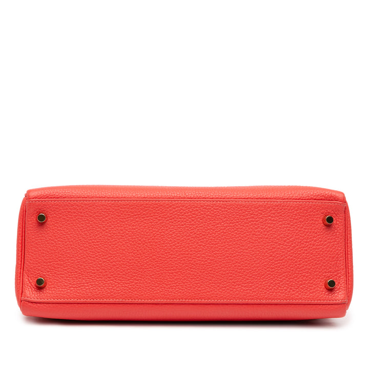 Hermès Togo Kelly II Retourne 32 Rouge