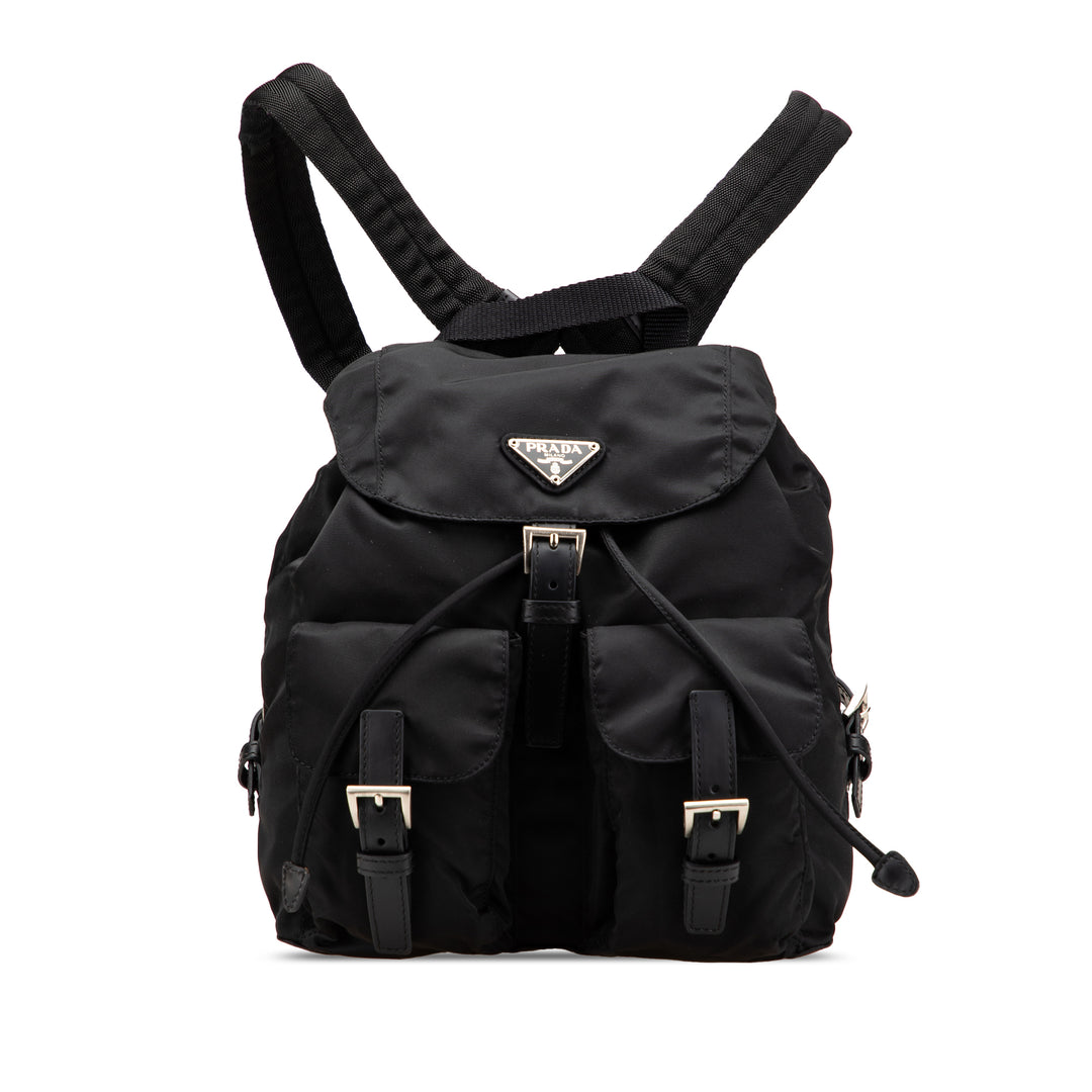 Tessuto Backpack Black - Gaby Paris